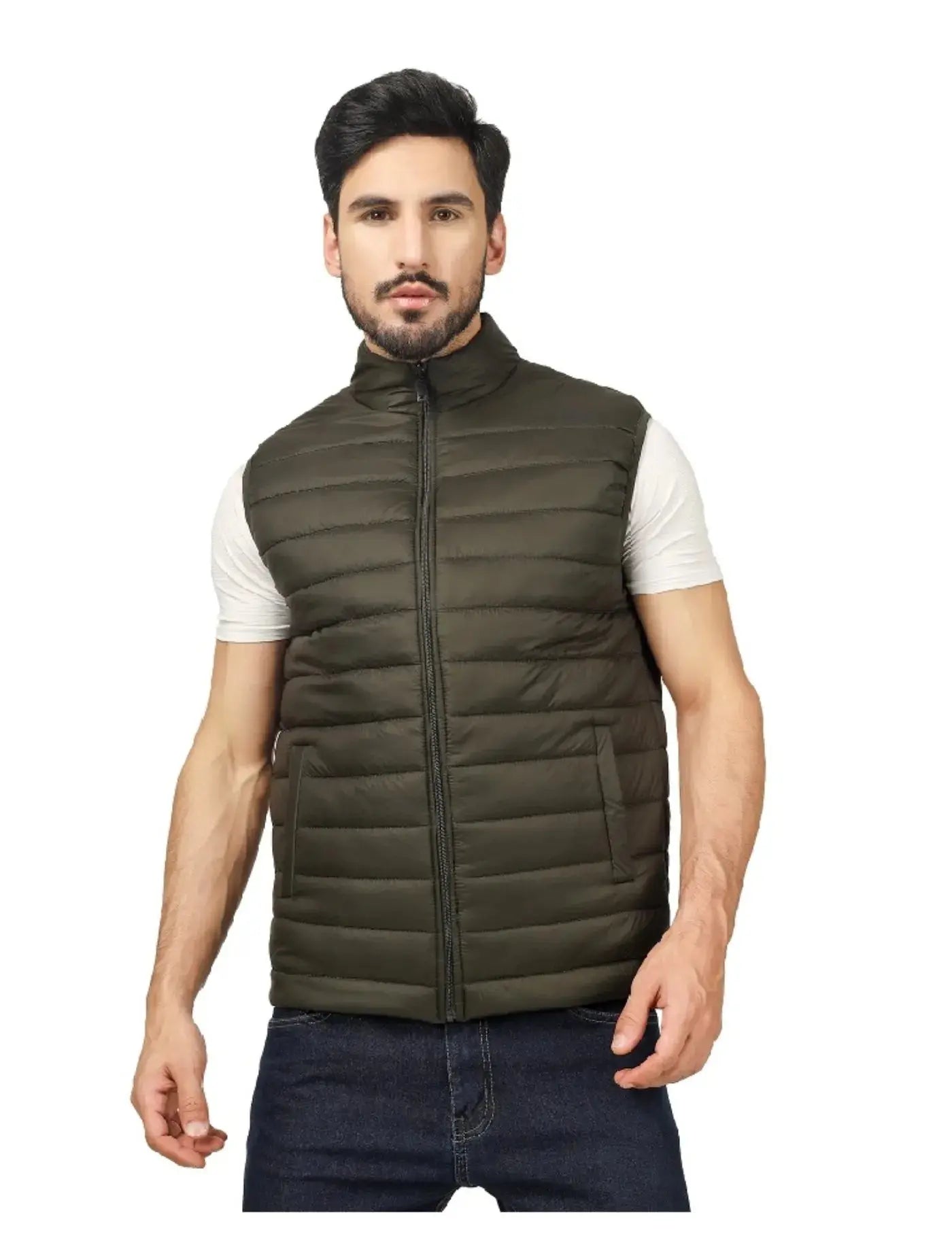 Men Solid Bomber Jacket Grey